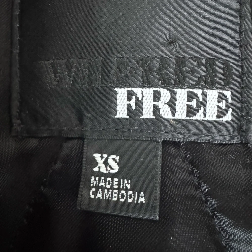 ARITZIA Wilfred Free Fei Wool Black Pea Coat Lined Moto Style Jacket - Picture 7 of 10